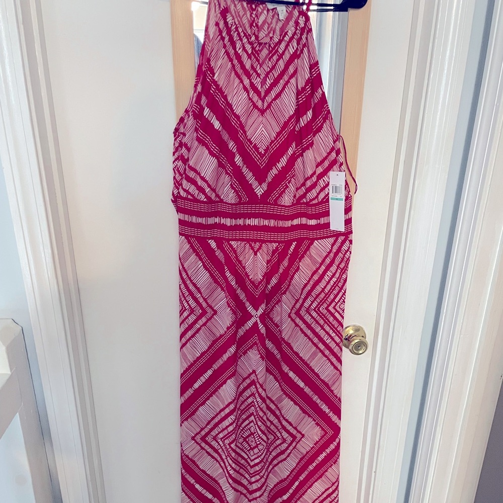 London Style sleeveless maxi dress, never worn with tags